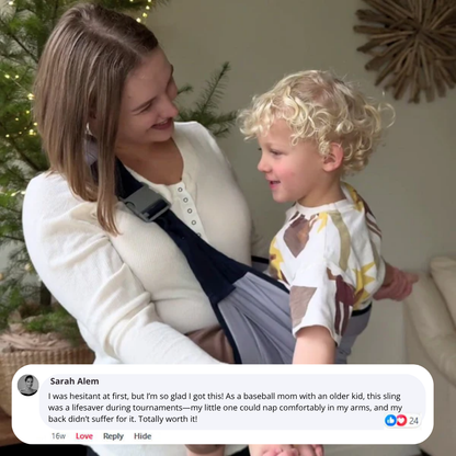 SnugTote™ – The Effortless Comfy Baby Sling Carrier